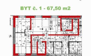 NA PREDAJ, 2 izbový podkrovný byt, 67m2