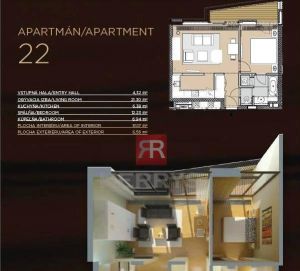 Predaj, 2-izbový apartmán, River Park, Staré Mesto