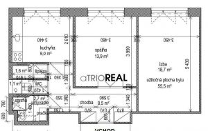 aTRIOREAL - 2I TEHLOVY BYT - OKOLIE UKRAJINSKEJ A SIBIRSKEJ - 94 990!